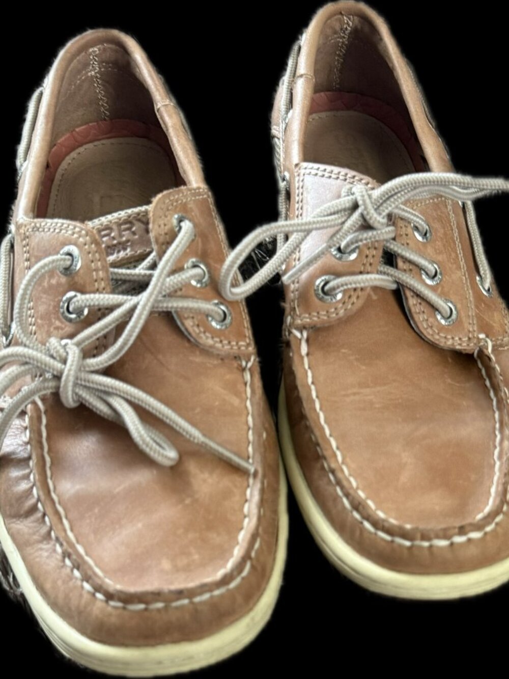 Sperry Top-Sider Billfish 3-Eye Boat Shoes Men's 10M Brown Leather